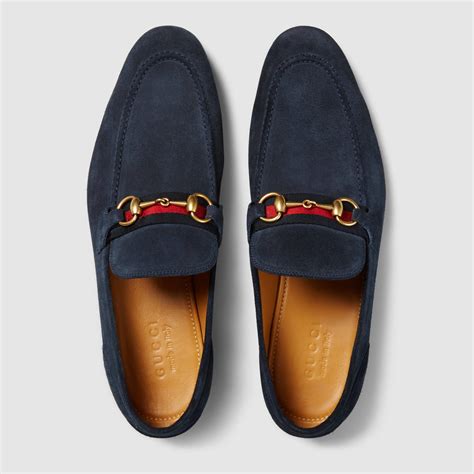 blue gucci loafer